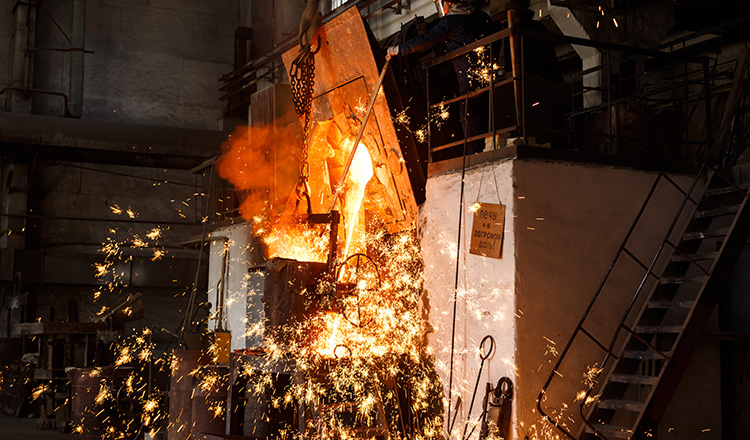 Heavy steel mill operating with arc furnace creating extreme harmonic currents requiring a 14% detuned reactor.