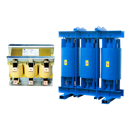 Featured image showing a side-by-side comparison of an AC line reactor and a detuned filter reactor for VFD systems.