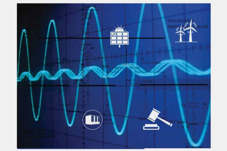 Electrical waveform distortion caused by power harmonics in industrial grids