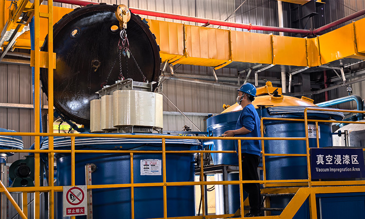 VPI vacuum pressure impregnation workshop facility for high-temperature insulation at LTECPower