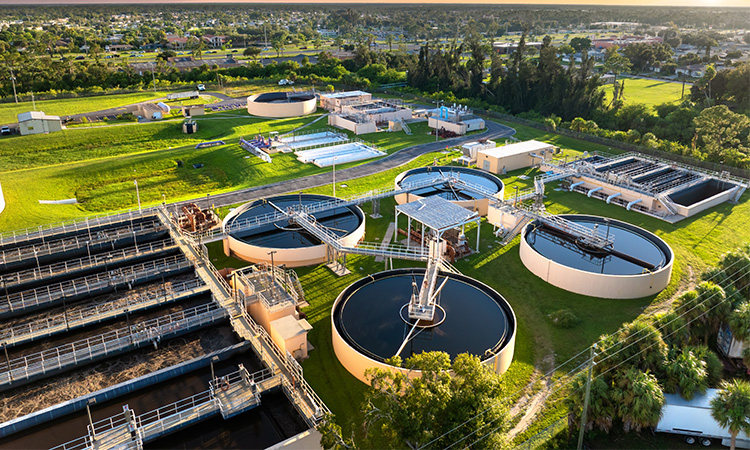 Municipal water and wastewater treatment plant infrastructure utilizing passive harmonic filters