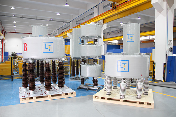 Air-core Reactors Displayed in LTECPower Manufacturing Workshop