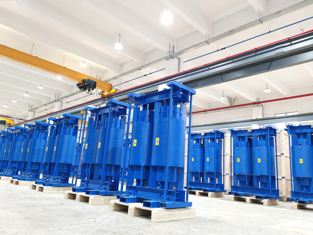 Electric reactors arranged inside LTECPower's manufacturing facility